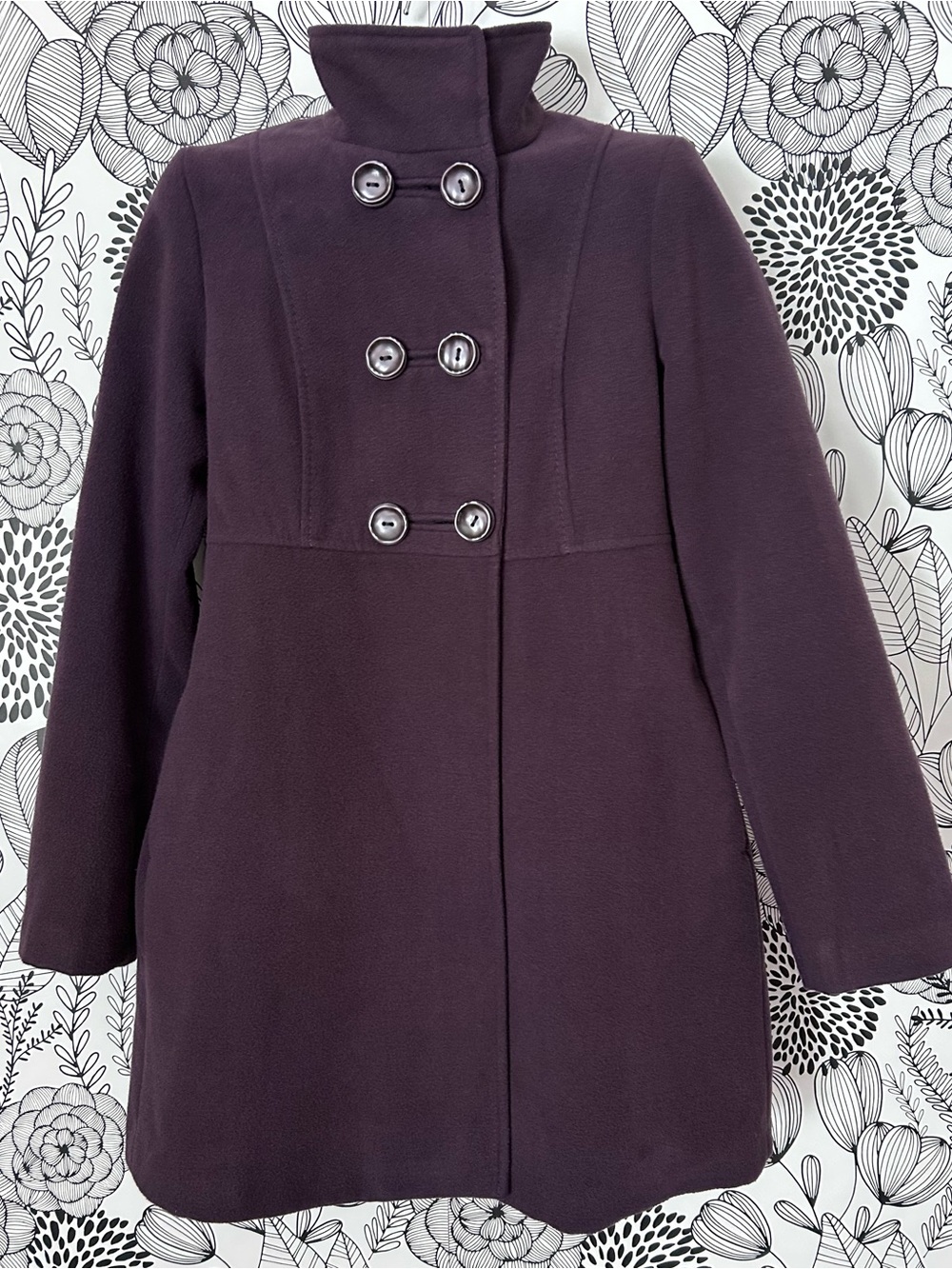 Atmosphere Women’s Purple Pea Coat